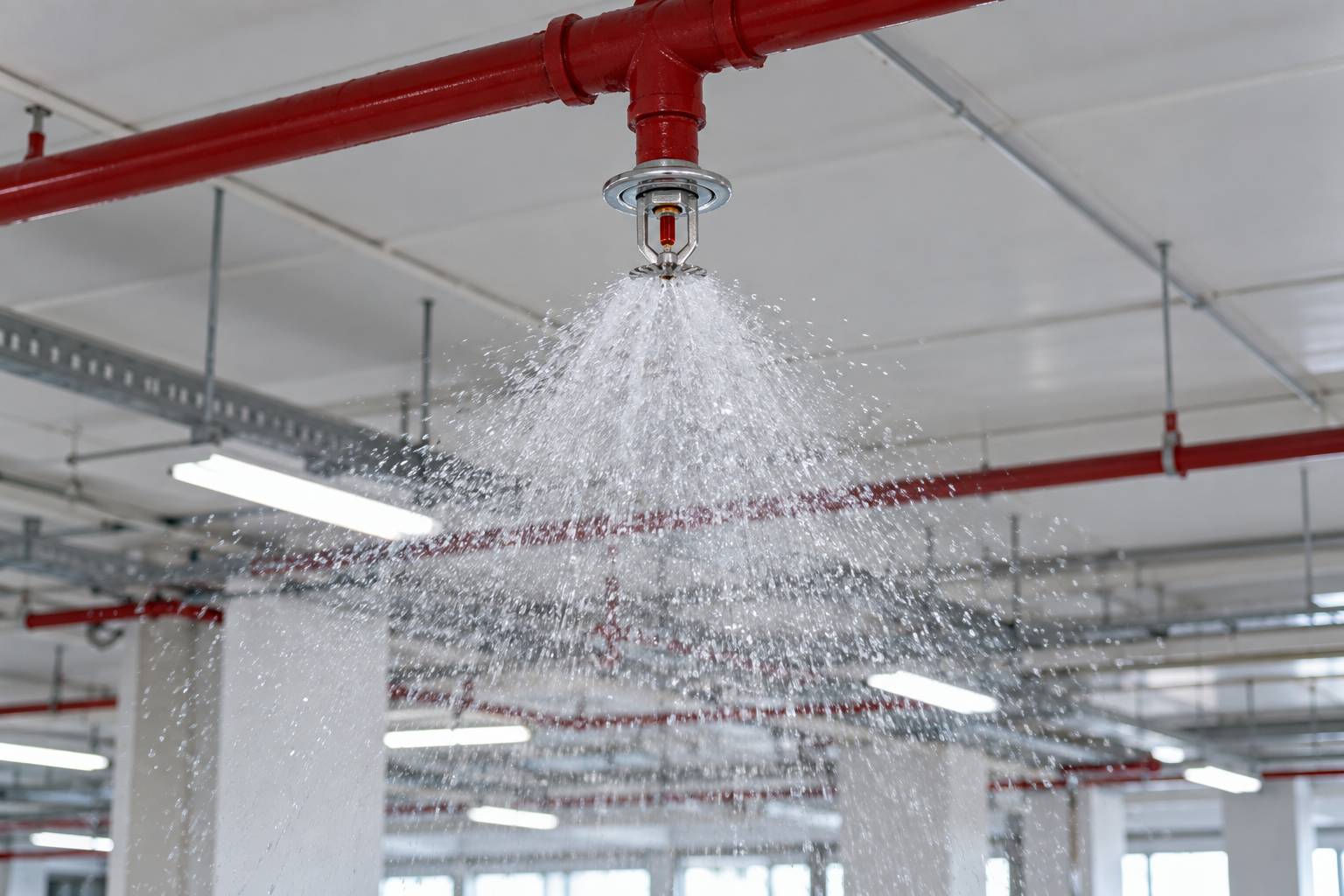 Automatic sprinkler and water spray protection system