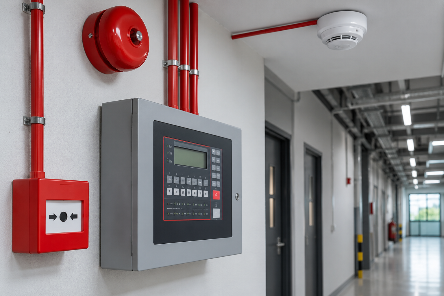 Fire detection and alarm control system
