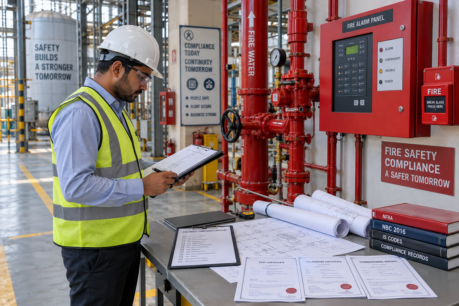 Compliance documentation and fire safety audit work